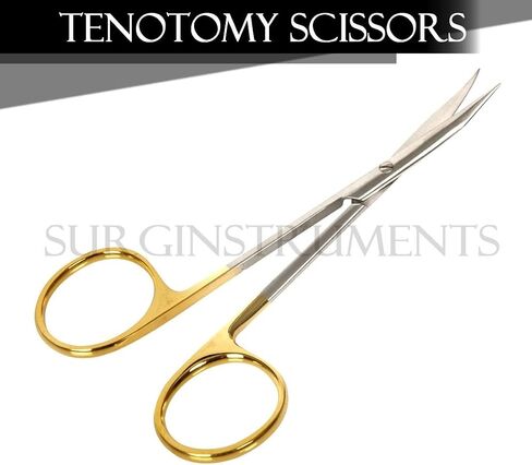 T/C Steven Tentomy Scissors 4.5 "منحني - طب الأسنان الجراحية الطبية in Saudi Arabia