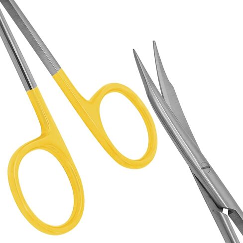 T/C Steven Tentomy Scissors 4.5 "منحني - طب الأسنان الجراحية الطبية in Saudi Arabia