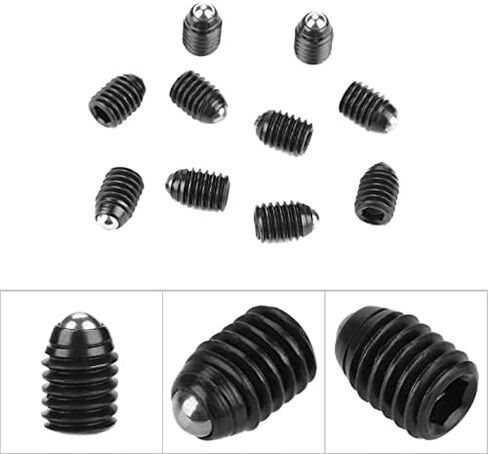 10pcs M6 Thread Thread Hex Socket Carbon Ball Ball Plungers Set (M6*8) in Saudi Arabia