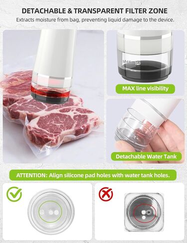 Vacuum Sealer Bags, Reusable Vacuum Zipper Bag, BPA Free Heavy Duty Vacuum Storage Bag for Food, Medium Size 15 Bags in Saudi Arabia