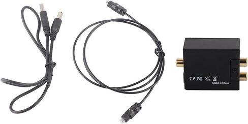 Tissting Digital إلى محول الصوت التناظري 32 كيلو هرتز 44.1 كيلو هرتز 48 كيلو هرتز 96 كيلو هرتز RCA Coaxial Optical إلى محول الصوت التناظرية لجهاز الكمبيوتر التلفزيوني in Saudi Arabia