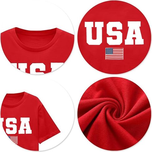 American Flag Shirt Women USA Graphic Tees 4th of July Shirts USA Flag Star and Stripes Patriotic T-Shirt Tops in Saudi Arabia