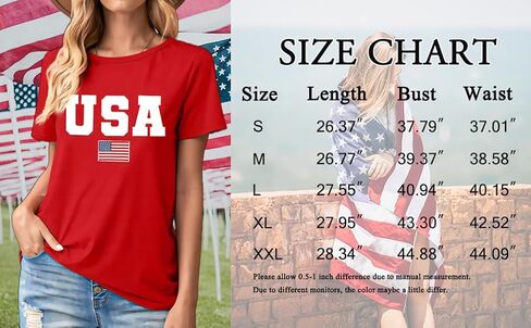 American Flag Shirt Women USA Graphic Tees 4th of July Shirts USA Flag Star and Stripes Patriotic T-Shirt Tops in Saudi Arabia
