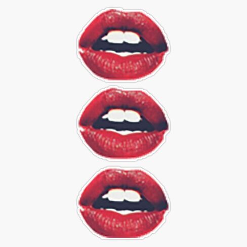 Lips Sticker Decal Vinyl Bumper Stickers Waterproof 5" in Saudi Arabia