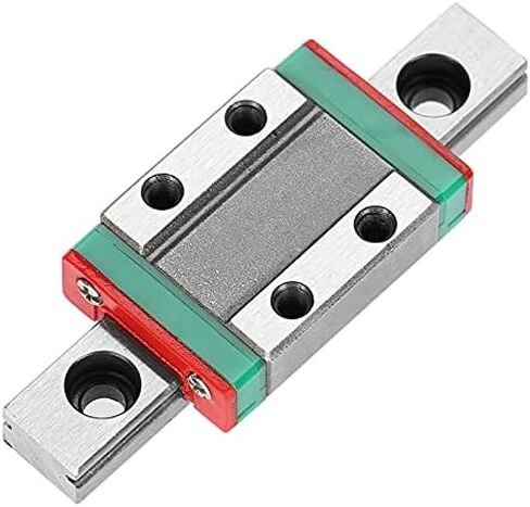 LML9B 9mm Linear Rail Mini Bearing Steel Guide Rail Slide Rail+ Slide Block Variety Length (55mm) in Saudi Arabia