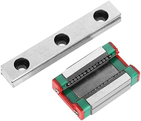 LML9B 9mm Linear Rail Mini Bearing Steel Guide Rail Slide Rail+ Slide Block Variety Length (55mm) in Saudi Arabia