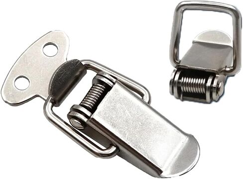 Hasp Catch Duck Buckle Study Steel Stainsal Irate Hasp Clasp Clasp for Vox Box Drawer 1PCs (Nore Nickel Plated) in Saudi Arabia