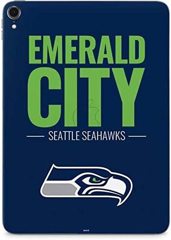 Skinit Skinit Tablet Skin Compatible مع iPad Pro 11in M4 (2024) - تصميم فريق NFL Seattle Seahawks المرخص رسميًا in Saudi Arabia