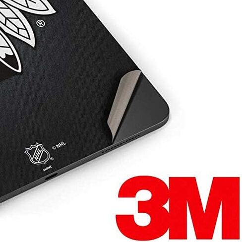 Skinit Skinit Tablet Skin متوافق مع iPad Pro 11in M4 (2024) - تصميم NHL Chicago Blackhawks للخلفية السوداء المرخصة رسميًا in Saudi Arabia