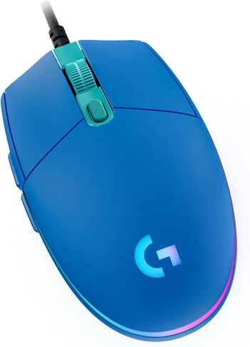 Logitech G203 Wired Gaming Mouse - Black | LIGHTSYNC RGB, On-Board Memory, 6 Programmable Buttons, Compabile with PC/Mac in Kuwait