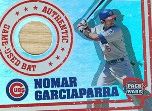 Autograph Warehouse 652724 Nomar Garciaparra Player Used Bat Patch Baseball Card - Chicago Cubs - 2005 Topps Pack Wars Refractor No.PWRNG in Saudi Arabia