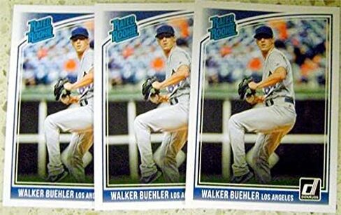 Warehouse Warehouse 587409 Walker Buehler Baseball Card - تصنيف Rookie Prospect الكثير من 3 لوس أنجلوس Dodgers 2018 Donruss No.41 in Saudi Arabia