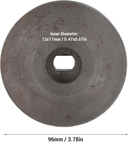 بكرة حزام المحرك 12x17mm الصلب أحادي H حفرة حزام المعادن البديل لسباح 17 ملم محرك تيار مباشر بدون فرش in Kuwait