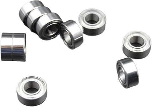 10pcs MR105 ZZ 5 * 10 * 4mm 2z السرعة العالية 1050 القطر الداخلي 5 مم محامل محمل الكرة المصغرة in Saudi Arabia