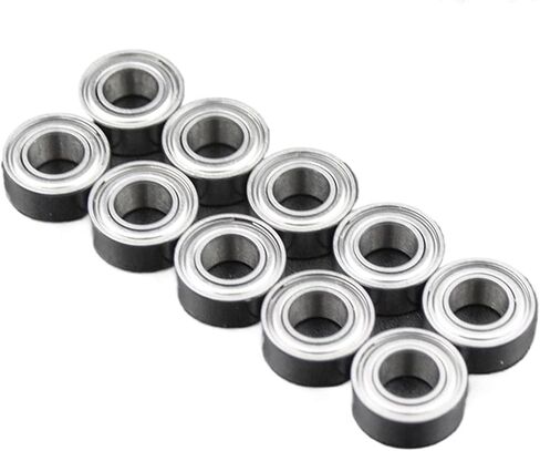 10pcs MR105 ZZ 5 * 10 * 4mm 2z السرعة العالية 1050 القطر الداخلي 5 مم محامل محمل الكرة المصغرة in Saudi Arabia