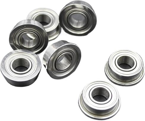10Pcs F692 F693 F694 F695 F696 F697 F698 F699 ZZ 2Z Miniature Flange Bearing Deep Groove Ball Bearings(F696ZZ) in Saudi Arabia