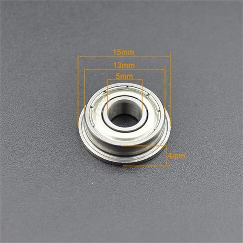 10Pcs F692 F693 F694 F695 F696 F697 F698 F699 ZZ 2Z Miniature Flange Bearing Deep Groove Ball Bearings(F696ZZ) in Saudi Arabia