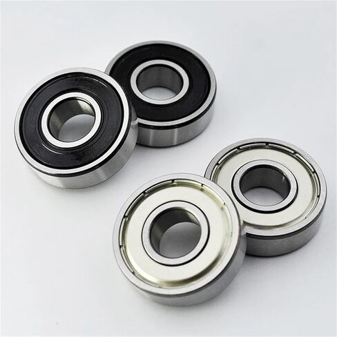 10pcs 6000 2RS ZZ 10 * 26 * 8MM 6000RS 6000Z DDU 2Z القطر الداخلي 10 مم محامل كروم للأخدود العميق (6000 2RS) in Saudi Arabia