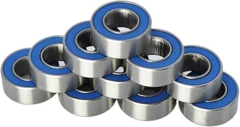 10Pcs Stainless Steel SMR105 2RS 5 * 10 * 4mm DDU Inner Diameter 5mm High Speed 1050 MR105 Miniature Bearing Ball Bearings in Saudi Arabia