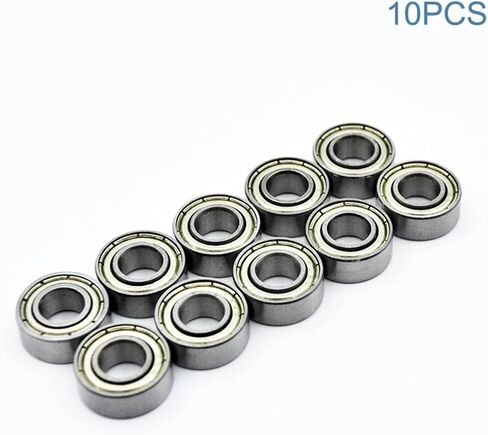 10pcs 686zz 6 * 13 * 5mm 686 zz 2z مصغرة تحمل الصلب الصلب العميق محامل الكرة الصغيرة in Saudi Arabia