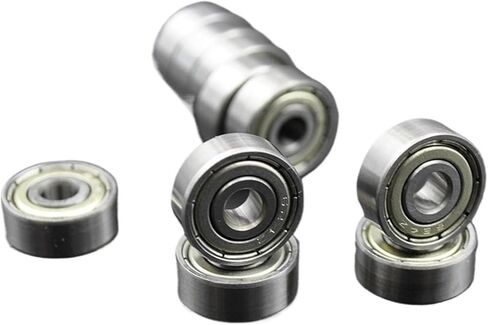 10Pcs 604zz 4 * 12 * 4mm Deep Groove Ball Bearing Chrome Steel 4mm Bore Miniature Bearings in Saudi Arabia