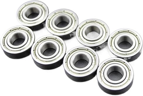 10pcs 697 zz 7 * 17 * 5mm مصغرة تحمل الصلب الصلب العميق الأخدود المصغرة in Saudi Arabia