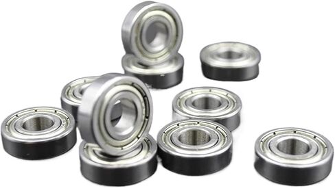 10pcs 697 zz 7 * 17 * 5mm مصغرة تحمل الصلب الصلب العميق الأخدود المصغرة in Saudi Arabia