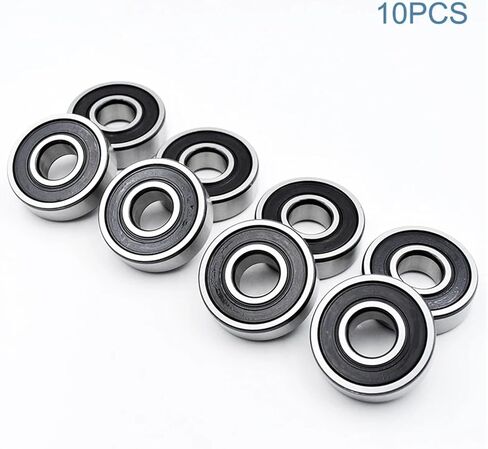 10pcs 6201 2RS ZZ 12 * 32 * 10mm Chrome Steel Ball Ball Bearings 2z DDU Miniature Bearing (6201 ZZ Premium) in Saudi Arabia