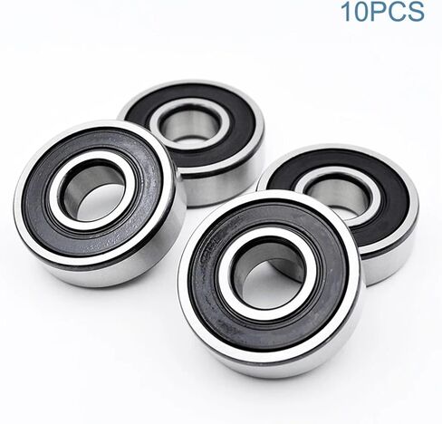 10pcs 6201 2RS ZZ 12 * 32 * 10mm Chrome Steel Ball Ball Bearings 2z DDU Miniature Bearing (6201 ZZ Premium) in Saudi Arabia