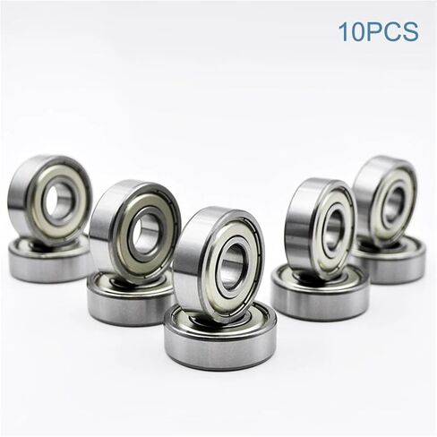 10pcs 6201 2RS ZZ 12 * 32 * 10mm Chrome Steel Ball Ball Bearings 2z DDU Miniature Bearing (6201 ZZ Premium) in Saudi Arabia
