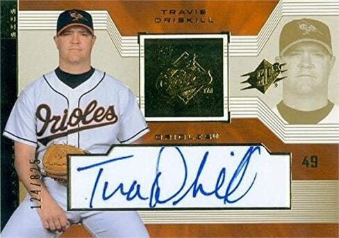 بطاقة بيسبول موقعة Travis Driskill (Baltimore Orioles) 2002 Upper Deck #241 LE 124/825 - MLB Motograped Cards in Saudi Arabia
