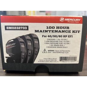 Mercury Marine 8M0232733 Maintenance Kit 100 HR for 40/50/60 HP EFI in Kuwait