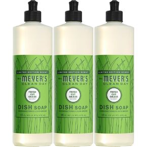 MRS. MEYER'S CLEAN DAY Liquid Dish Soap, Dandelion Scent, 16 Ounce Bottle (Pack of 3) in Kuwait