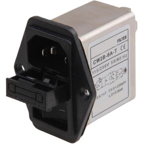 CW2B-06A-T with Light IEC Socket Filter with Switch CW2B-10A-T, CW2B-03A-T(Cw2b-10a-tblackswitch) in Saudi Arabia