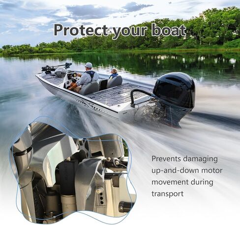 5 "دعم محرك خارجي متوافق مع Yamaha/Mercury/Suzuki (30-400HP)- Ram Wedge Transom Saver Fit لإكسسوارات القوارب العائمة in Saudi Arabia