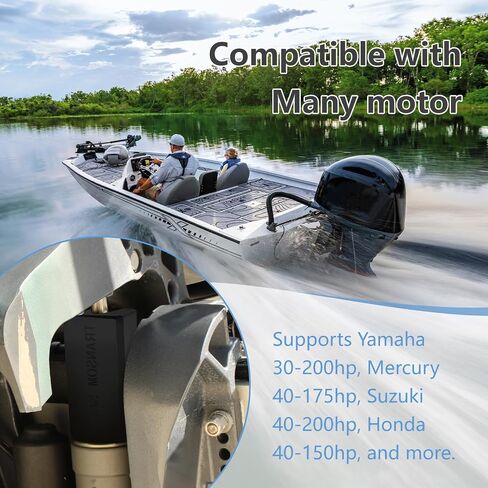 5 "دعم محرك خارجي متوافق مع Yamaha/Mercury/Suzuki (30-400HP)- Ram Wedge Transom Saver Fit لإكسسوارات القوارب العائمة in Saudi Arabia