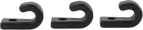 25pcs kayak j hooks ، خطاف خطاف النايلون الأسود bungee j للسلامة قوارب الزوارق التجدي in Saudi Arabia