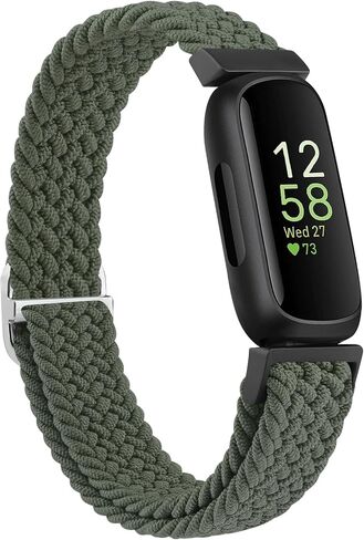 Elastic Band Compatible with Fitbit Inspire 3 Bands Women Men, Soft Adjustable Stretchy Loop Strap for Fitbit Inspire 3/2 / HR in Saudi Arabia