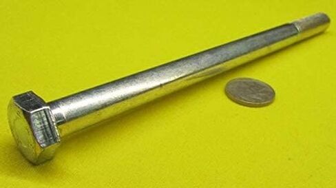 Class 8.8 Zinc Plated Steel Hex Head Bolt PT M12 x 1.75 mm x 180 mm Long 5 pcs. Silver Bolt-2628-21-12 0 in Saudi Arabia