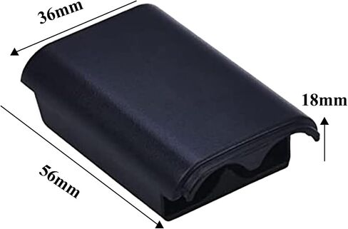 2 Pcs Battery Pack Cover for Xbox360 Wireless Controller, Replacement Battery Pack Cover Shell Case (1×Black, 1×White) in Saudi Arabia