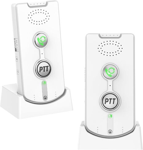 Intercoms Wireless for Home, Room to Room Intercom System with Charging Base, Push to Talk, Long Range, Clear Loud Sound, Two Way Intercom for Home Office in Kuwait