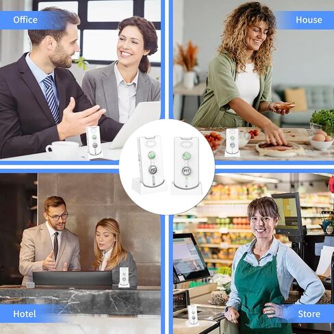Intercoms Wireless for Home, Room to Room Intercom System with Charging Base, Push to Talk, Long Range, Clear Loud Sound, Two Way Intercom for Home Office in Kuwait