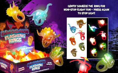 حلقات مضيئة LED للأطفال من Kangaroo أو زينة لعبة حلقة نيون متوهجة في الظلام لتفضلات حفلات أعياد الميلاد، هدايا الحفلات المتوهجة، ألعاب صغيرة لجوائز الأطفال، ألعاب مفاجأة للفتيات والفتيان in Kuwait