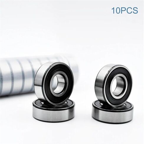 2/10Pcs 6202 2RS ZZ 15 * 35 * 11mm 2Z DDU 6202ZZ Inner Diameter 15mm Chrome Steel Deep Groove Ball Bearings(6202 2RS Premium,2Pcs) in Saudi Arabia