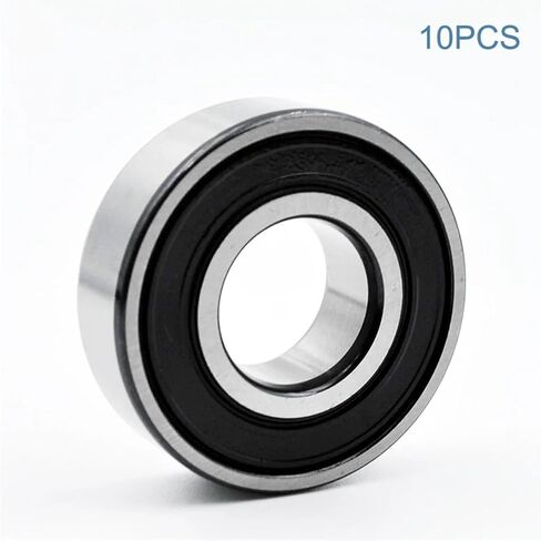2/10Pcs 6202 2RS ZZ 15 * 35 * 11mm 2Z DDU 6202ZZ Inner Diameter 15mm Chrome Steel Deep Groove Ball Bearings(6202 2RS Premium,2Pcs) in Saudi Arabia