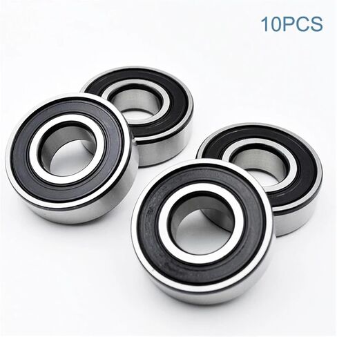 2/10Pcs 6202 2RS ZZ 15 * 35 * 11mm 2Z DDU 6202ZZ Inner Diameter 15mm Chrome Steel Deep Groove Ball Bearings(6202 2RS Premium,2Pcs) in Saudi Arabia