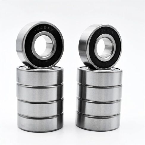 2/10Pcs 6202 2RS ZZ 15 * 35 * 11mm 2Z DDU 6202ZZ Inner Diameter 15mm Chrome Steel Deep Groove Ball Bearings(6202 2RS Premium,2Pcs) in Saudi Arabia