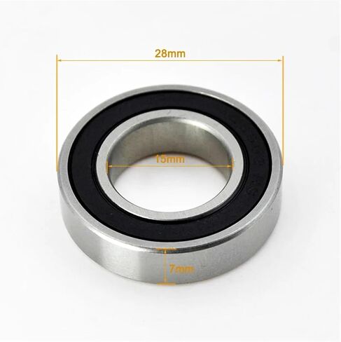 2/10Pcs Stainless Hybrid Ceramic S6902 2RS 6902 Bearing 15x28x7mm 6902RS 15mm Inner Bore Ball Bearings(2Pcs) in Saudi Arabia