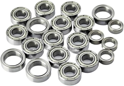 20Pcs Metal Sealed Bearing Kit Set TT01 TT-01 TT01E TT01D TT02B 1/10 RC Car Bearings in Saudi Arabia