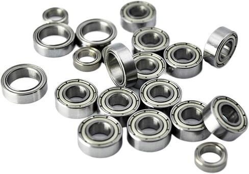 20Pcs Metal Sealed Bearing Kit Set TT01 TT-01 TT01E TT01D TT02B 1/10 RC Car Bearings in Saudi Arabia